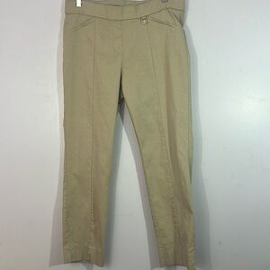Rafaella comfort tan skinny pants, 14